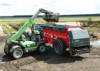 Technologie kejdy a hnoje Rozmetadla průmyslových hnojiv Unia Apollo Premium 14