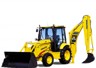 Rypadlo-nakladače Komatsu WB97R-5 