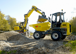 Kolové dumpery Wacker Neuson DV60 dual view