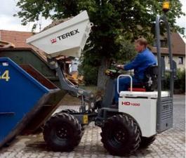 Kolové dumpery Terex TA 1.0 EH