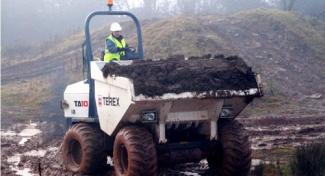Kolové dumpery Terex TA 10