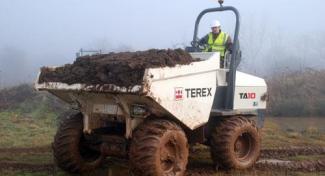 Kolové dumpery Terex TA 10