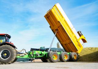 Dopravní technologie Sklápěcí přívěsy Joskin TRANS-SPACE 8700/29TRC150