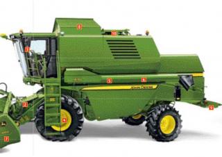 Sklízecí mlátičky John Deere 1470