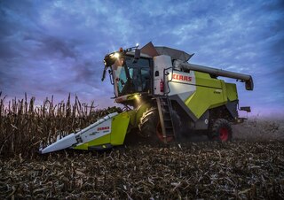 Sklízecí mlátičky Claas Evion 450 Maxi    