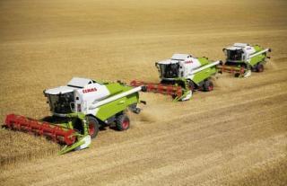 Sklízecí mlátičky Claas Tucano 450
