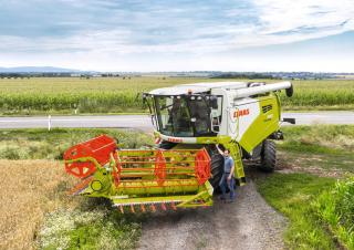 Sklízecí mlátičky Claas Tucano 570