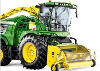Sklízecí řezačky - pohon na 4 kola John Deere 9700