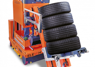 Teleskopické pracovní plošiny Sloupové pracovní plošiny Faraone Elevah 75 Tires