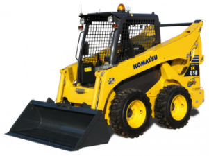 Smykem řízené nakladače Komatsu SK818-5E0