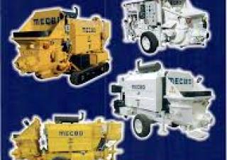 Čerpadla betonu Stacionární čerpadla na beton Mecbo Car P7.120