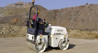 Válce Tandemové vibrační válce Terex TV 1400