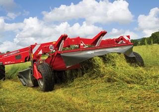 Tažené diskové žací lišty s kondicionérem Massey Ferguson DM306 TR-KC