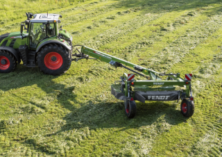 Tažené diskové žací lišty s kondicionérem Fendt Slicer 313 T RC
