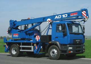 Teleskopické autojeřáby CKD Mobilni Jeraby AD 10
