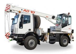 Teleskopické autojeřáby CKD Mobilni Jeraby AD 10