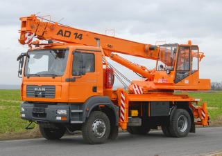 Teleskopické autojeřáby CKD Mobilni Jeraby AD 14
