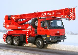 Teleskopické autojeřáby CKD Mobilni Jeraby AD 20