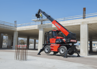 Teleskopické nakladače s horní konstrukcí Manitou MRT 1845-360 115 D