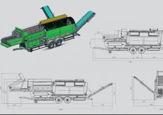 Odpadové hospodářství Třídiče Neuson-Ecotec TS 5221-3