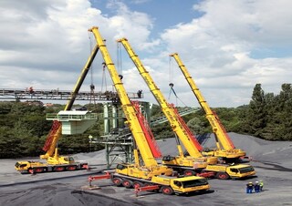 Univerzální terénní jeřáby Liebherr LTM 1050-3.1 