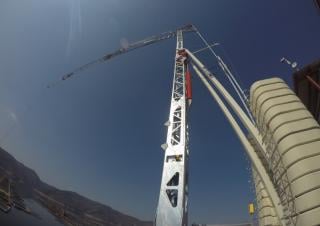 Věžové trolejové jeřáby se spodní otočí TEREX CRANES CBR 40H
