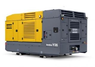 Vzduchové kompresory Stacionární vzduchové kompresory - dieslové, elektrické a benzínové Atlas Copco DrillAir Y35