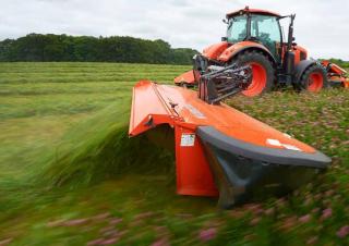 Zadní diskové žací lišty s kondicionérem Kubota DMC6332R