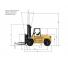 Caterpillar DP80 Rozměry a Velikost
