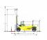 Hyster H44.00XM 12 Rozměry a Velikost
