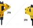 Přídavná zařízení Hydraulická bourací kladiva Soosan SB40 Side