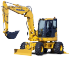 Kolová rypadla Komatsu PW98MR-8