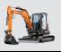 Minirypadla Develon DX55R-7