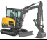 Minirypadla Volvo ECR40D