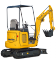 Minirypadla Komatsu PC18MR-3