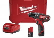 Akumulátorové vrtačky a vrtací šroubováky Milwaukee 2408-22