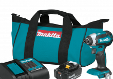 Akumulátorové rázové utahováky a šroubováky Makita XDT13SM1 