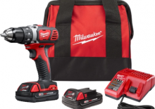 Akumulátorové vrtačky a vrtací šroubováky Milwaukee 2607-22