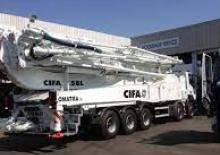 Autočerpadla betonu CIFA K 58