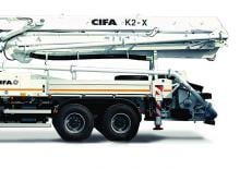 Autočerpadla betonu CIFA K2X-32