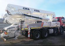 Autočerpadla betonu CIFA K35L
