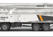 Autočerpadla betonu CIFA K56C