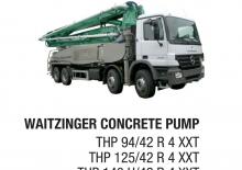 Autočerpadla betonu Waitzinger THP 94/36