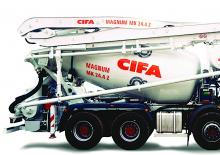 Autočerpadla s domíchávačem betonu CIFA Magnum Metro 115/28 RH