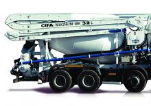 Autočerpadla s domíchávačem betonu CIFA Magnum MK 115/32 L