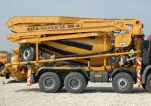 Autočerpadla s domíchávačem betonu CIFA MK28L-4