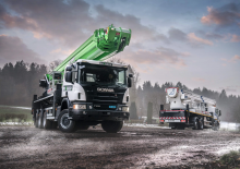 Autoplošiny s teleskopickým výložníkem Bronto Skylift S56XR