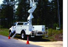 Přívěsné kloubové pracovní plošiny Altec TA45M
