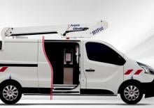 Autoplošiny s teleskopickým výložníkem France Elévateur 101 FCC