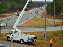 Autoplošiny s teleskopickým výložníkem Altec ALB42P